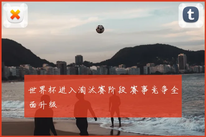 世界杯进入淘汰赛阶段 赛事竞争全面升级